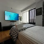 Modern Studio With Private Bathroom And Kitchen