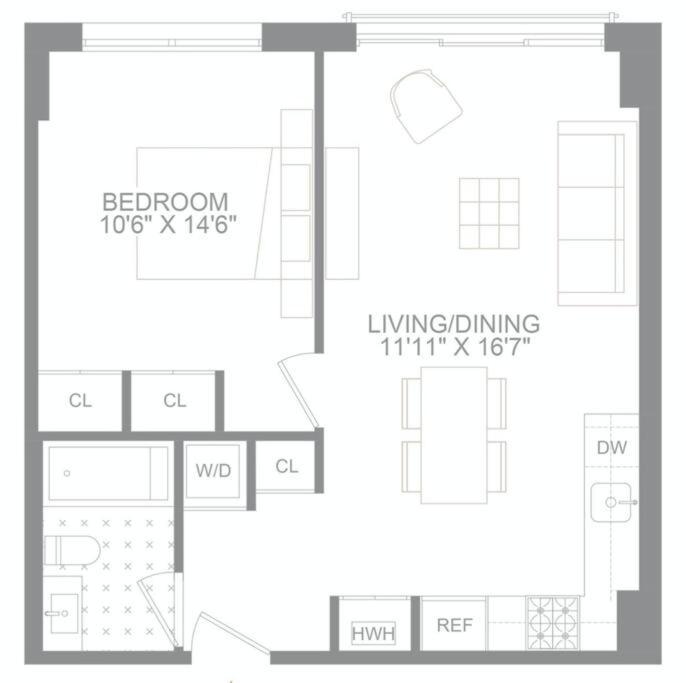 Apartment Bright+lovely /beautiful Street New York