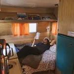 60S Surf Camper With Nyc Skyline View In Rockaway Beach
