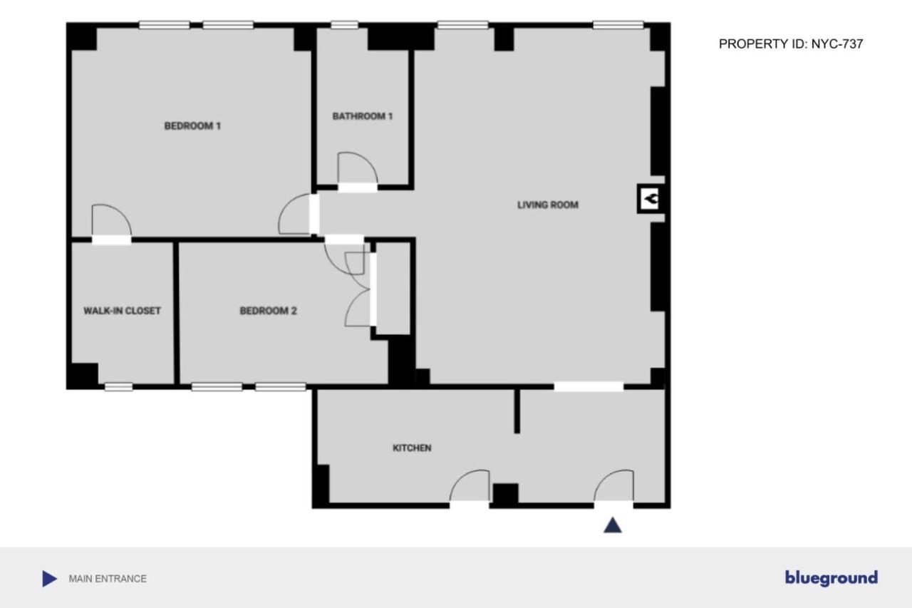 Midtown 2br W Elevator Doorman Nr Shopping Nyc-737 *