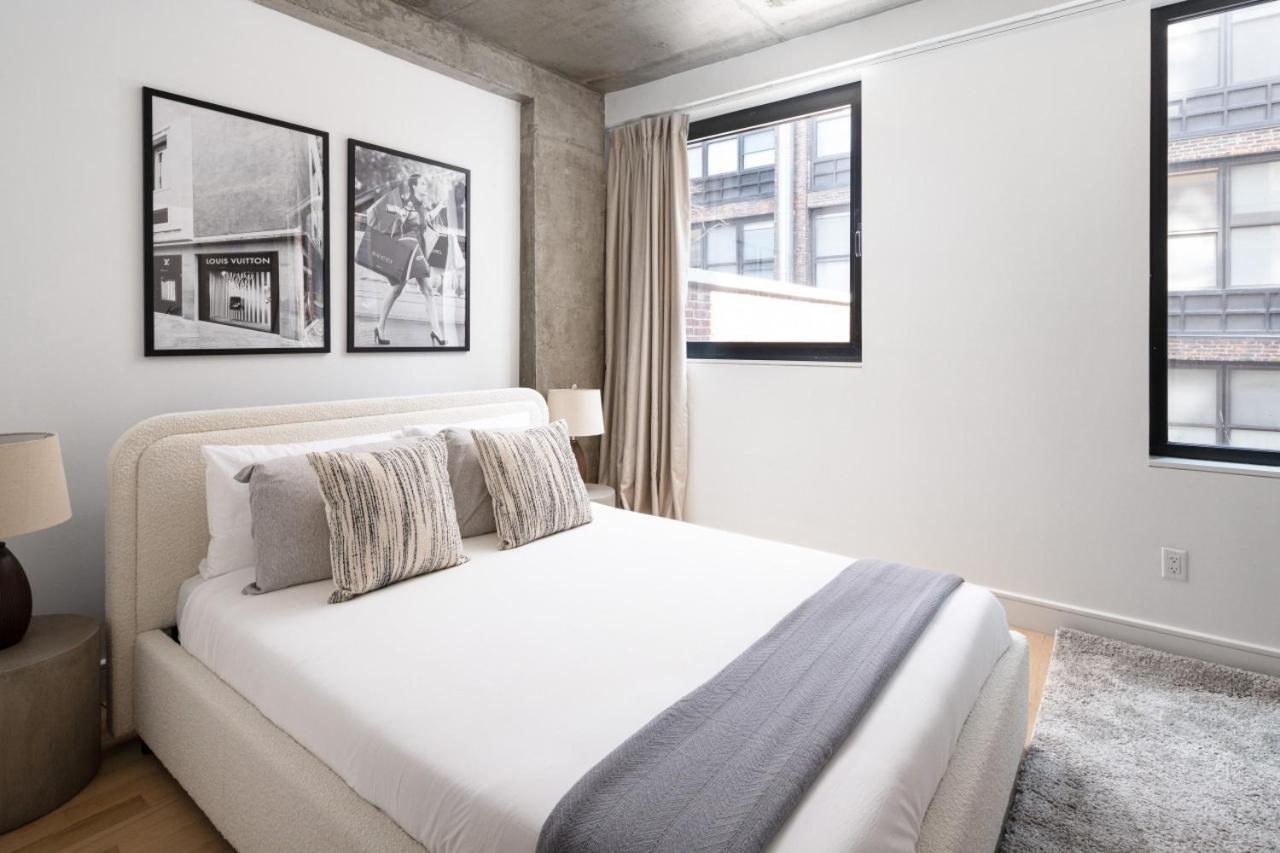 Stylish Penthouse With Ceiling To Floor Windows Apartment New York
