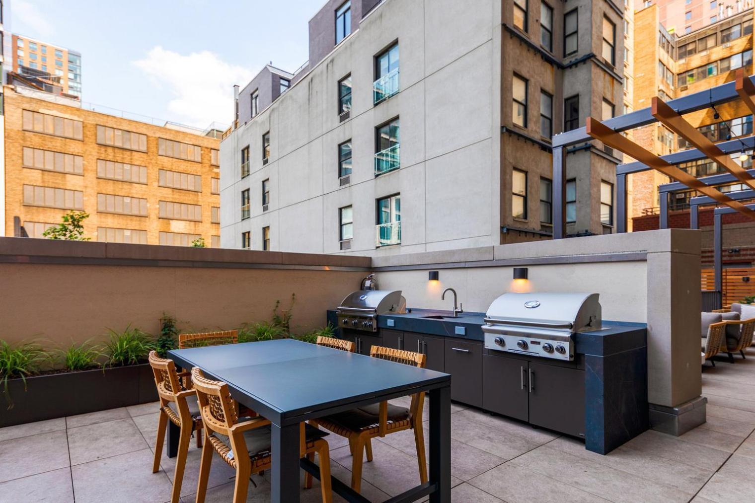 Midtown West 2br W Gym Roofdeck Nr Hudson Nyc-1395 Apartment *