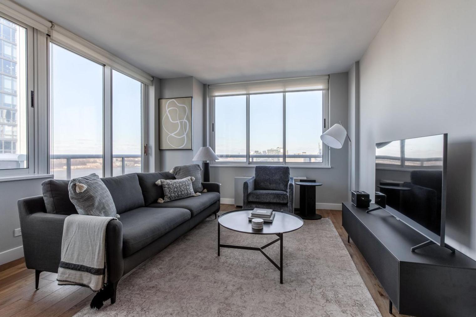 Midtown West 2br W Gym Roofdeck Nr Hudson Nyc-1395 *