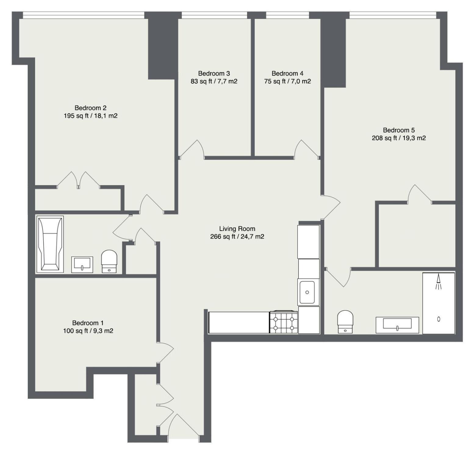 Outstanding & Bright In Midtown Manhattan Homestay