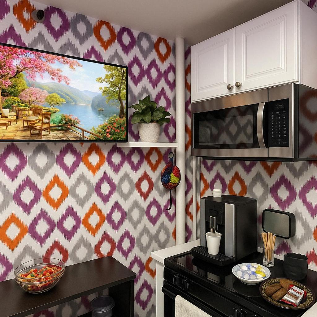 Tropical Comfort Room In Harlem Cozy Stay With Snacks & Style