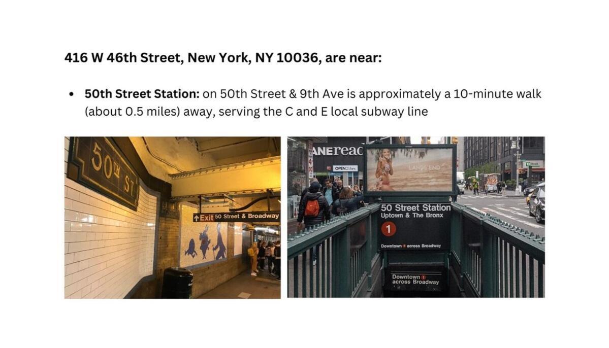 Micro Walk To Time Square Apartment