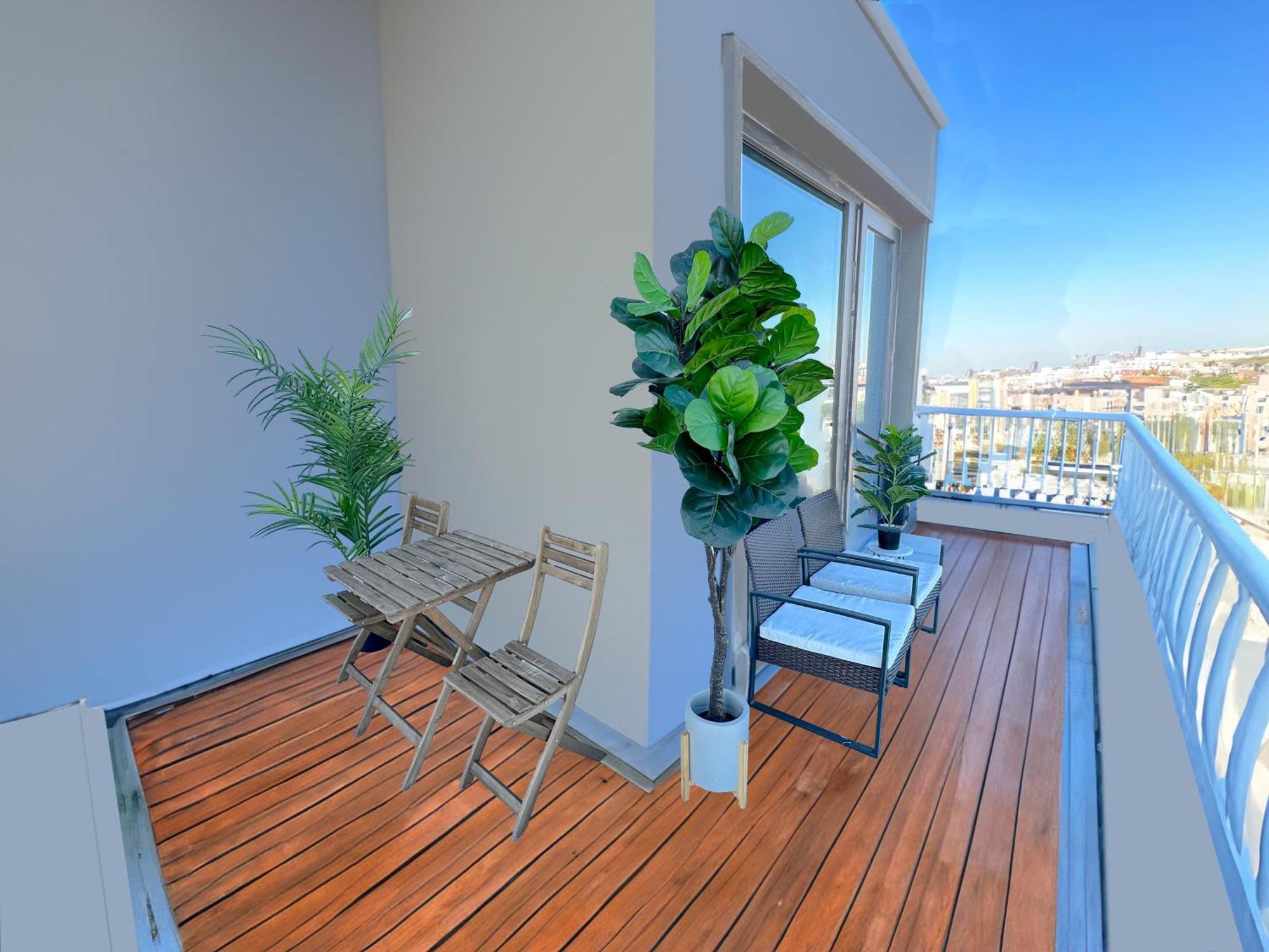 Apartment Modern One Bedroom - Large Private Terrace - Luxury Building - Williamsburg New York