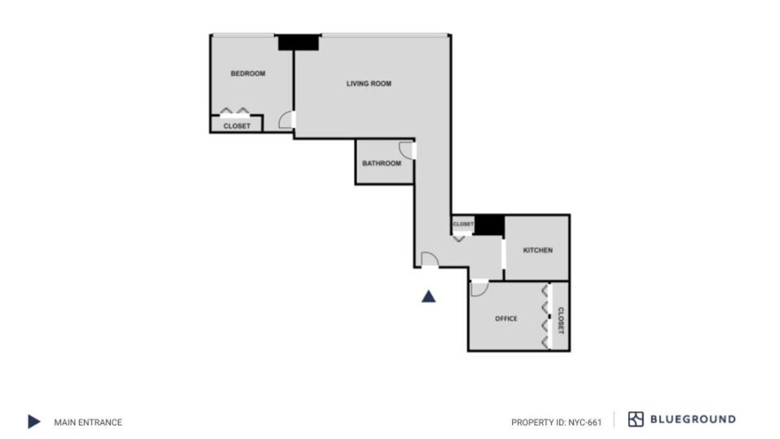 Apartment Fidi 2br W Elevator Gym Doorman Nr St Nyc-661 New York